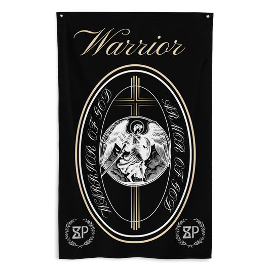 WARRIOR BADGE FLAG