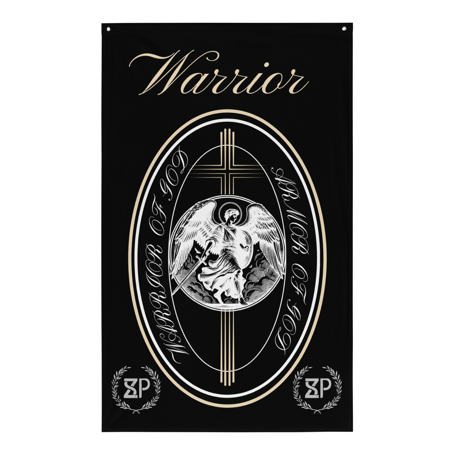 WARRIOR BADGE FLAG