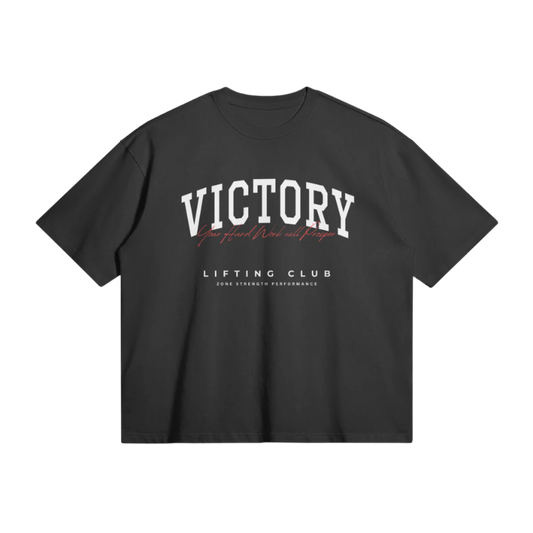 ESSENTIAL VICTORY TEE | BLACK/WHITE